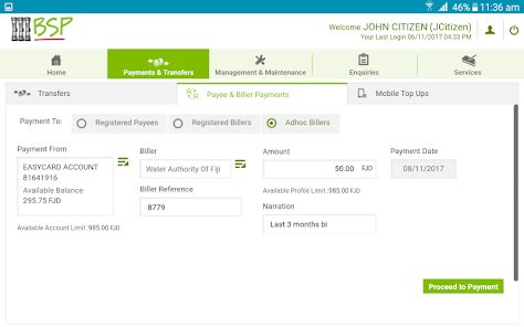 bsp fiji online|BSP Online Plus .